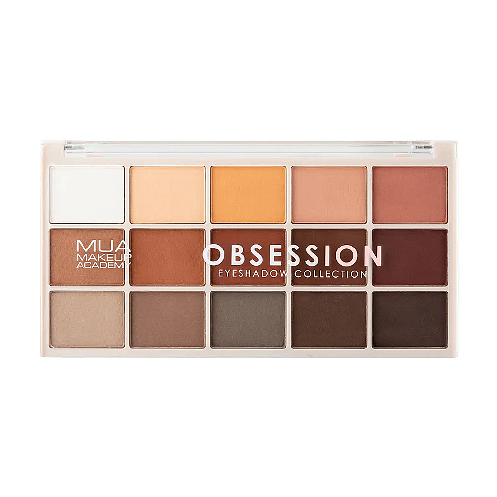 Палетка тіней для повік Make Up Academy 15 Shade Eyeshadow Palette, Obsession, 12 г